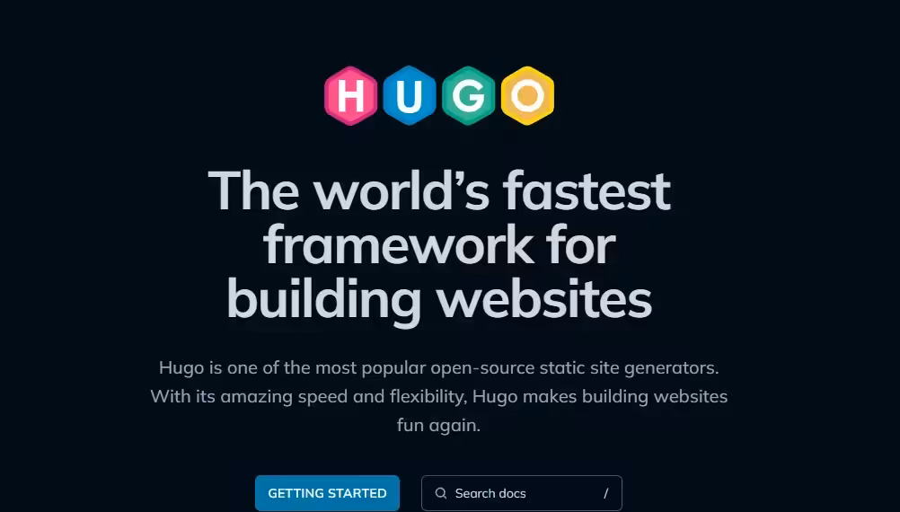 Hugo博客搭建教程以及配置调优